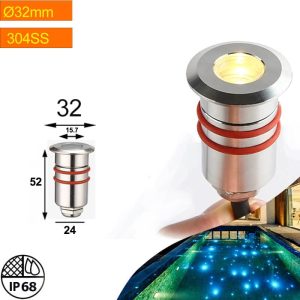 dia32mm cutout 25mm LED Mini landscape light