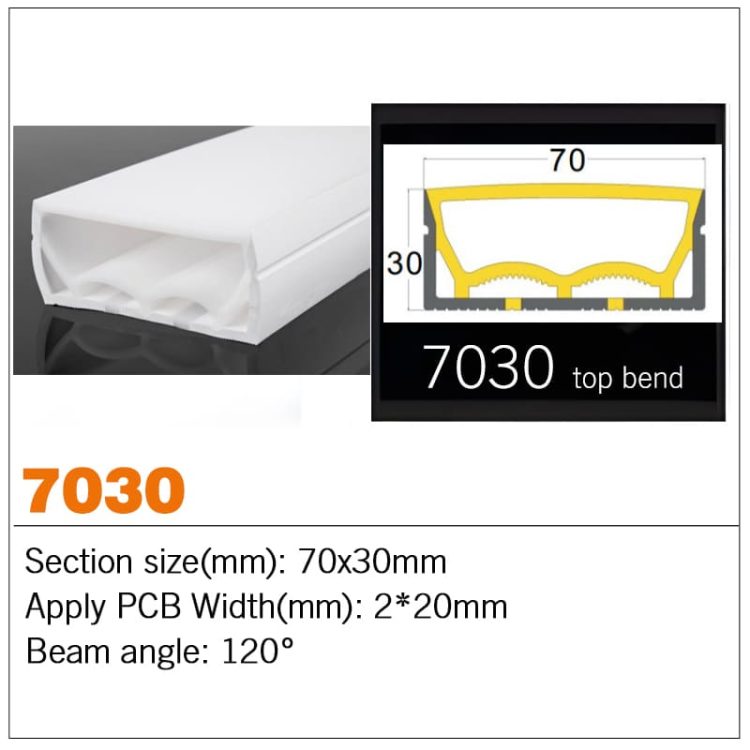 Wide Silicone LED Strip Tube