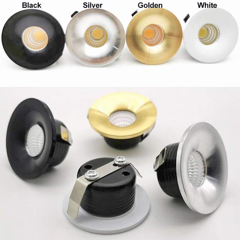 Mini LED Down Light Dia48*H23mm, cut out 30-42mm,3W with driver 2 Mini LED Down Light Dia48*H23mm, cut out 30-42mm,3W with driver - Image 2
