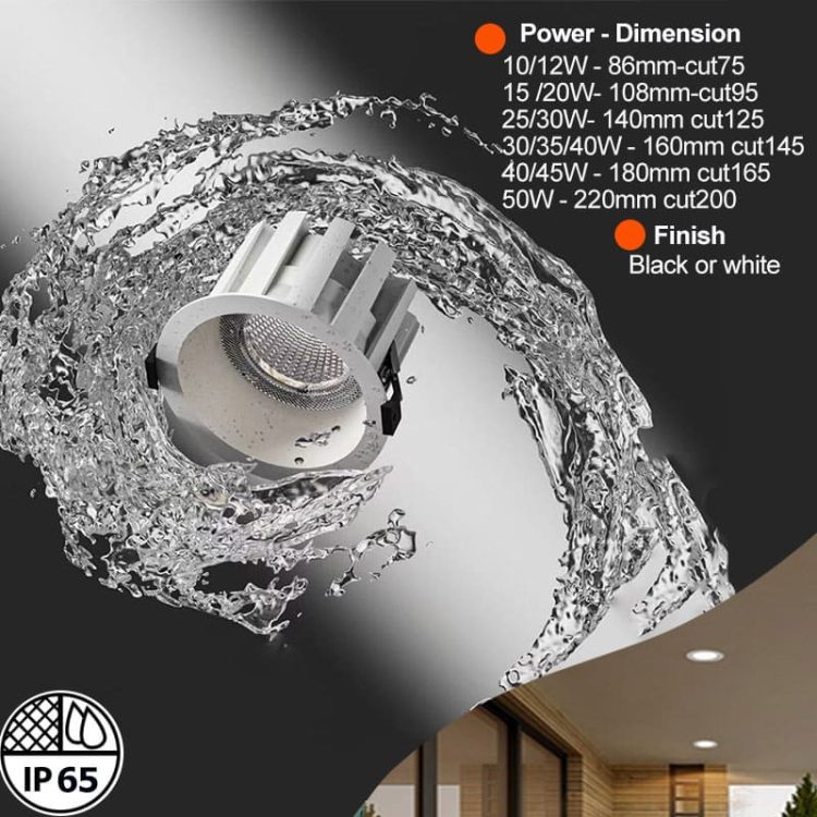 Waterproof Recessed LED downlight