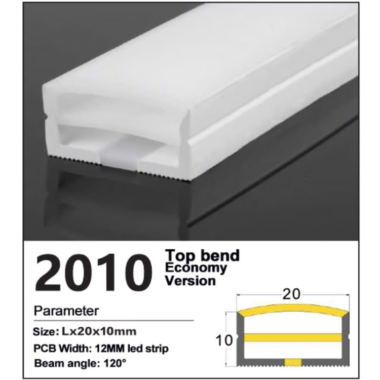 Silicone LED channel