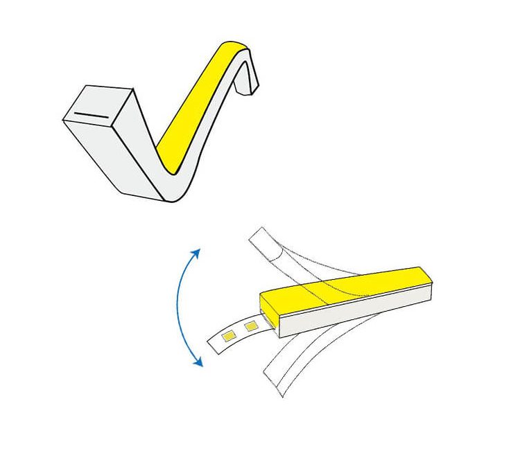 top view LED Silicone Tube