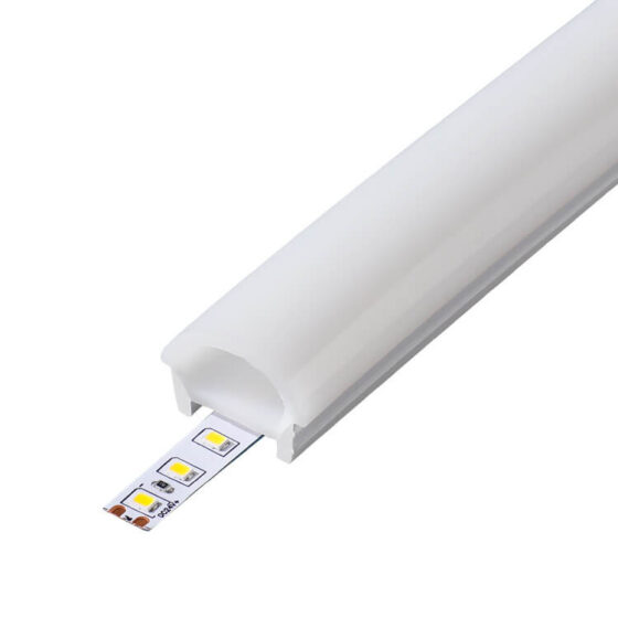 New Dome Recessed Silicone Cover for led strip - 20*18mm - Express setup - led strip cover - Image 2