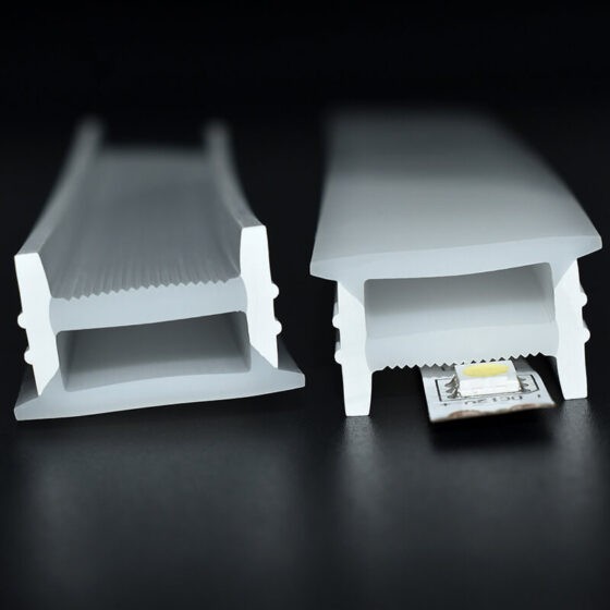 Cover Base Led Silicone led strip light Cover 20*14mm - Silicone led strip Cover ...