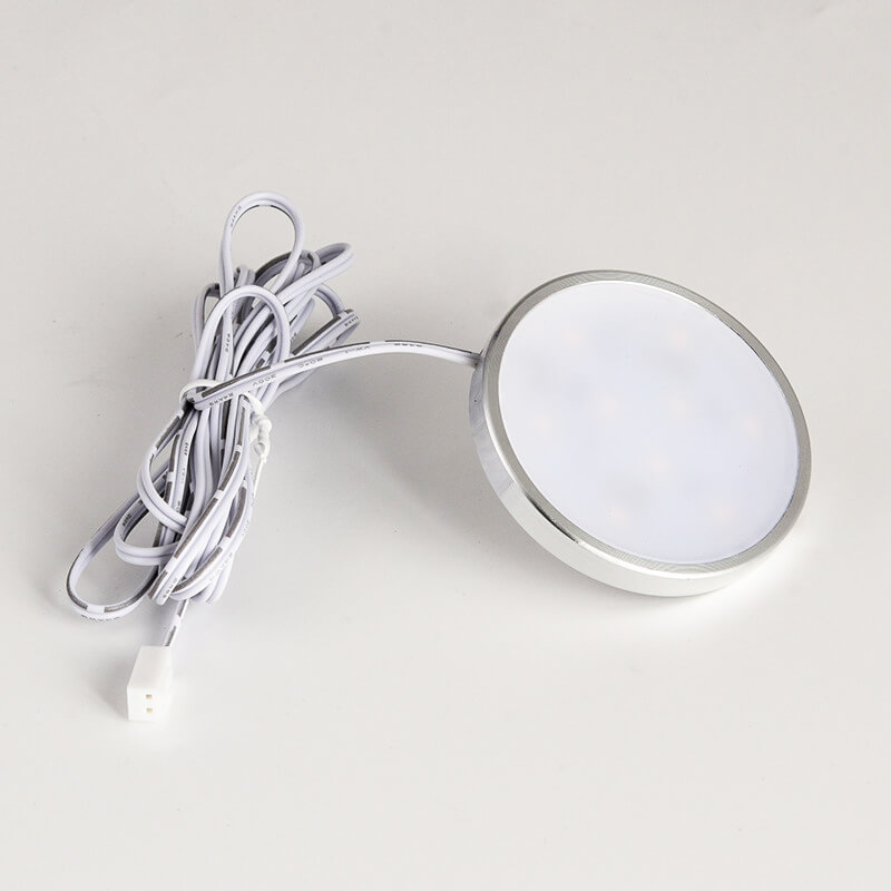 Under cabinet LED Puck Light Ultra thin DC12V Dia60*H7mm 1 Under cabinet LED Puck Light