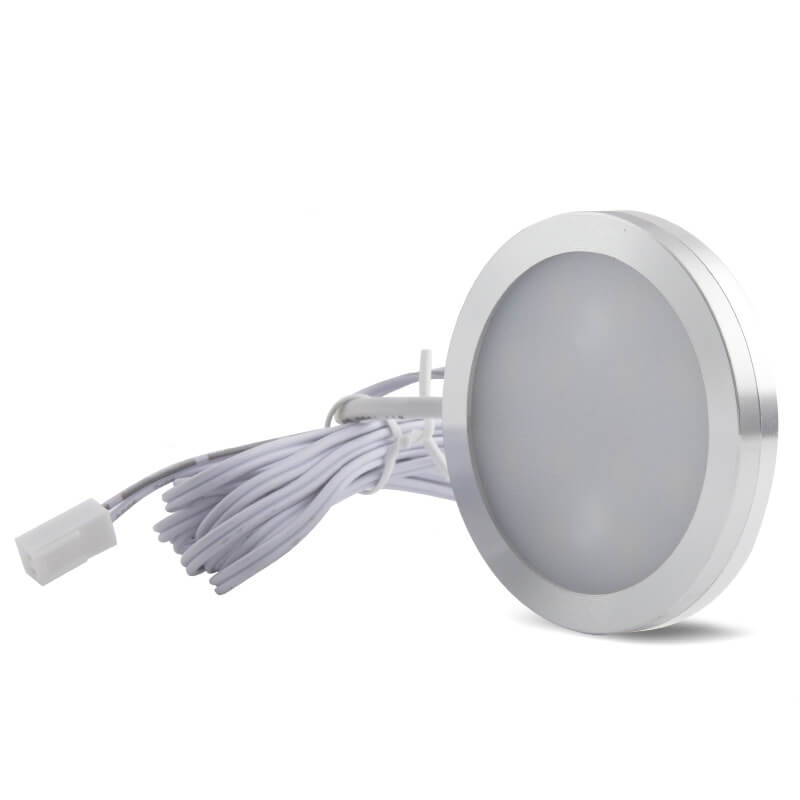 Under cabinet LED Puck Light Ultra thin 8mm DC12V 1 Under cabinet LED Puck Light Ultra thin 8mm DC12V