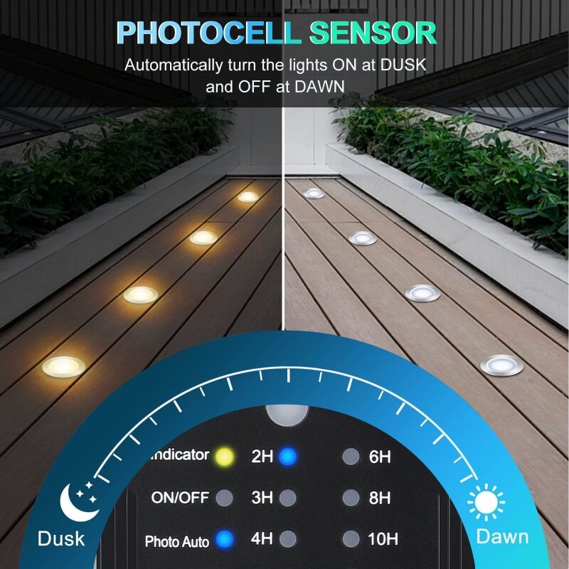 New Sensor timer Complete Kit LED deck lights of 16PCS 3 New Sensor timer Complete Kit LED deck lights of 16PCS - Image 3