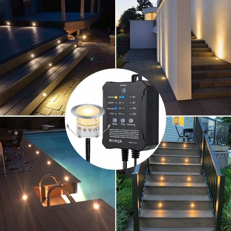 New Sensor timer Complete Kit LED deck lights of 16PCS 5 New Sensor timer Complete Kit LED deck lights of 16PCS - Image 5