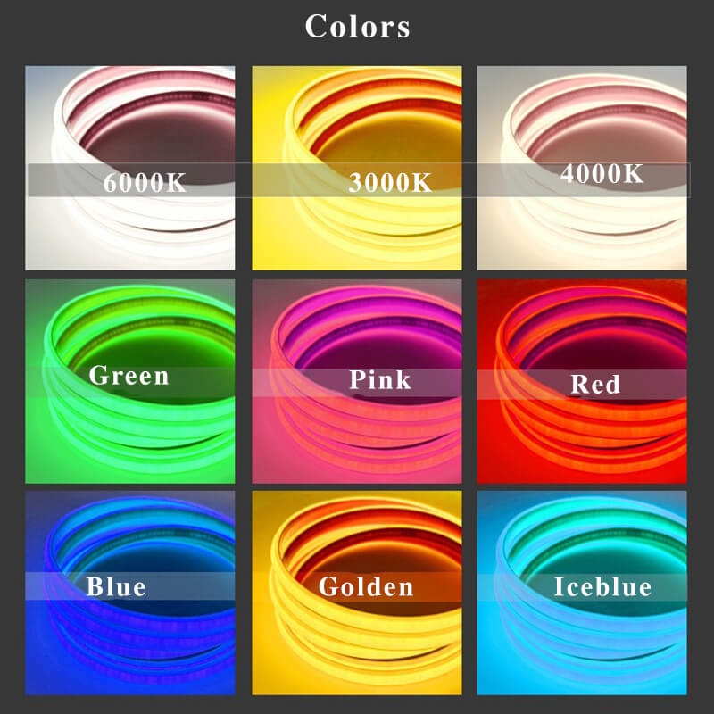 new IP68 COB LED strip Width 10mm 320leds/m 24V 10W/m 90Ra 10m/Reel 3 new IP68 COB LED strip Width 10mm 320leds/m 24V 10W/m 90Ra 10m/Reel - Image 3