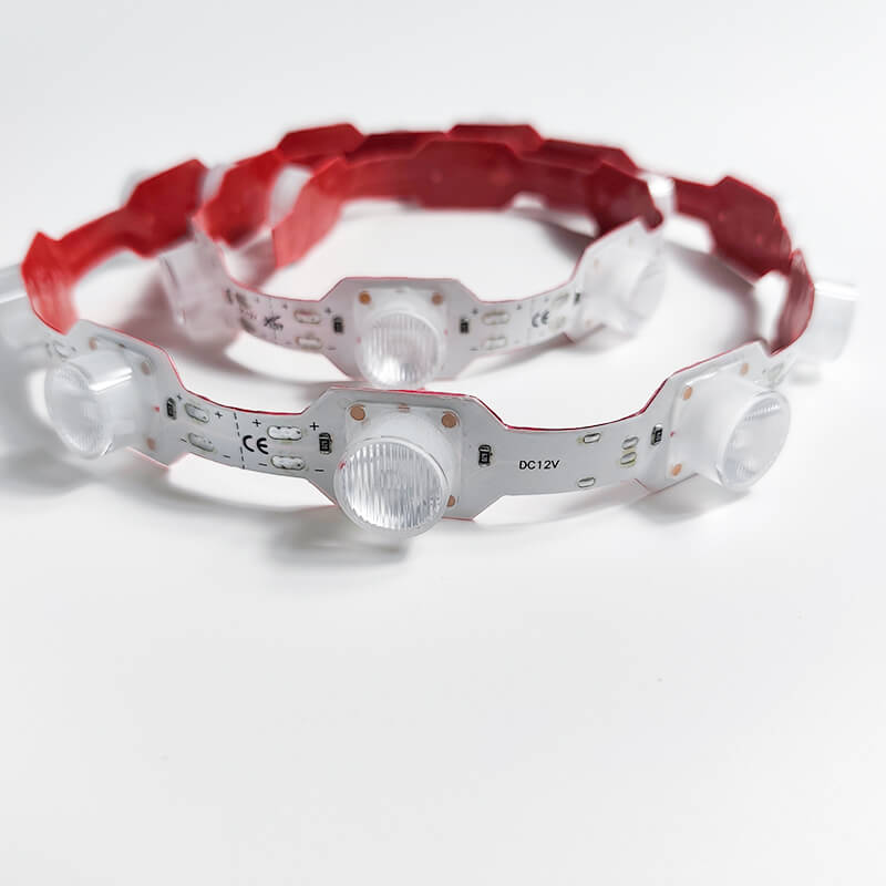 Zipzag LED Strip with Lens IP67 18D/M 20W/m 22mm 1LED CUT 12V plug-play 50mtr/Reel 3 Zipzag LED Strip with Lens IP67 18D/M 20W/m 22mm 1LED CUT 12V plug-play 50mtr/Reel - Image 3