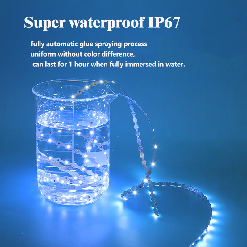 New Zipzag LED strip IP67 42leds/m 12V 3led cuttable 10W/m Width 6.6mm 100m/Reel 5 New Zipzag LED strip IP67 42leds/m 12V 3led cuttable 10W/m Width 6.6mm 100m/Reel - Image 5