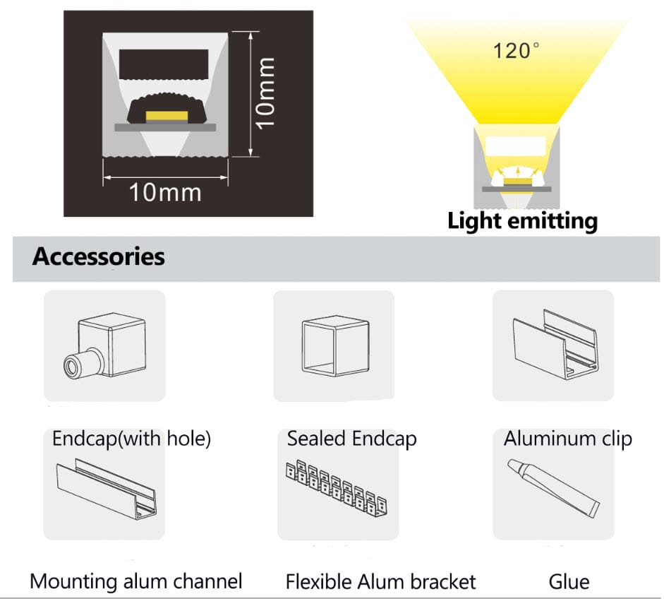 Silicone Neon LED Strip New Flex neon strip BL1010 Top bend 2 Silicone Neon LED Strip New Flex neon strip BL1010 Top bend - Image 2