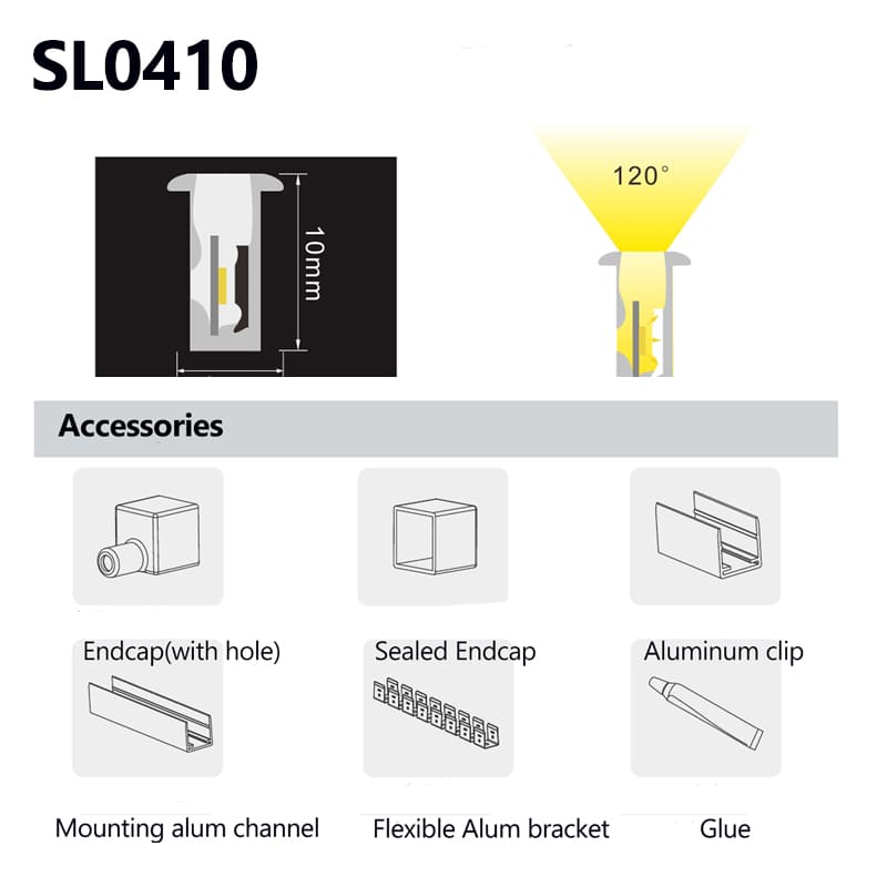 Silicone Neon LED Strip New Flex neon strip SL0410 Side Bend 2 Silicone Neon LED Strip New Flex neon strip SL0410 Side Bend - Image 2