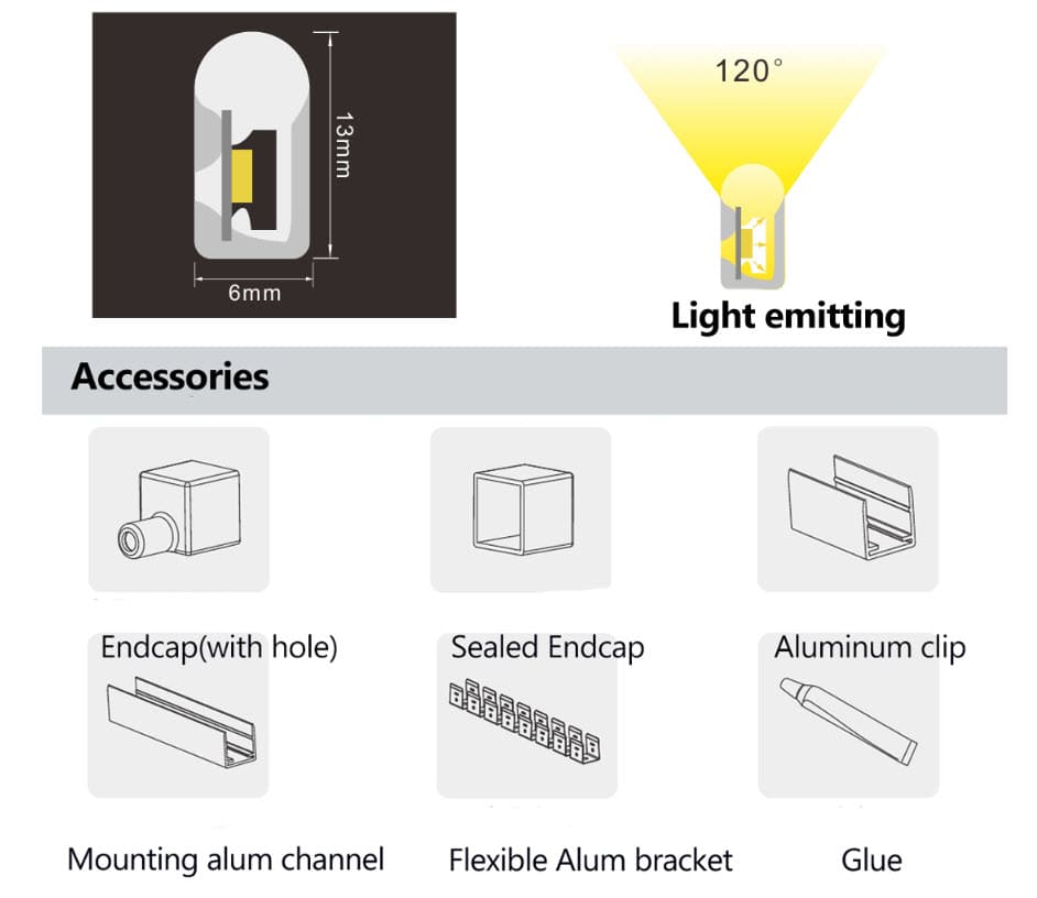 Silicone Neon LED Strip New Flex neon strip SL0613 Side Bend 2 Silicone Neon LED Strip New Flex neon strip SL0613 Side Bend - Image 2