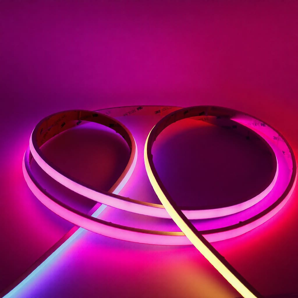 IP68 Digital RGB COB Flex neon Strip Waterproof IC WS2811 720D/m 24V 21W/m W12mm IP68-FOB24V720D-RGBIC 3 IP68 Digital RGB COB Flex neon Strip Waterproof IC WS2811 720D/m 24V 21W/m W12mm IP68-FOB24V720D-RGBIC - Image 3