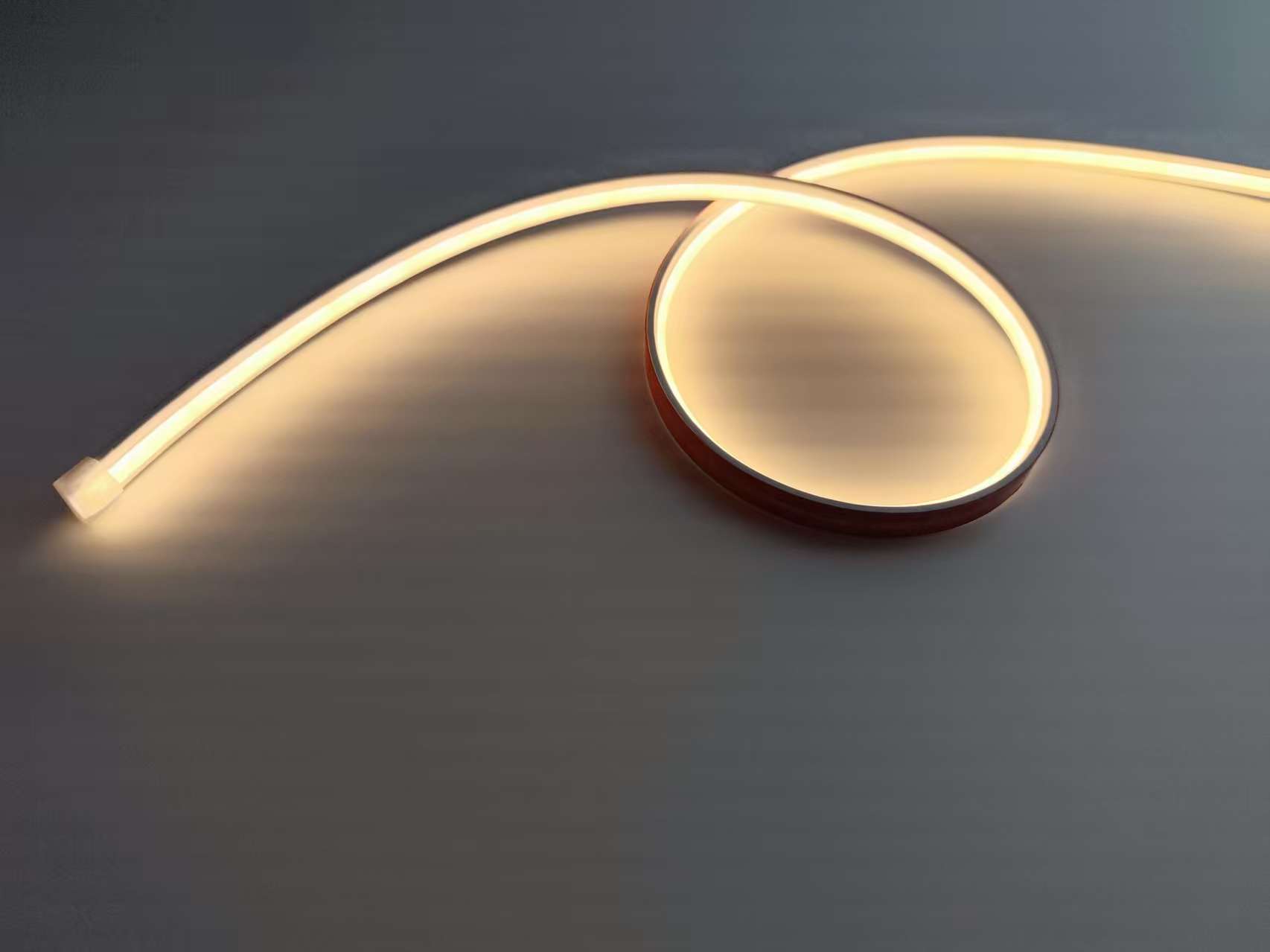 New Waterproof COB Neon LED Strip 12W/m 220V FCOB LED Strip IP67 Dotless W10*H5mm SC1005-300D-220V 2 New Waterproof COB Neon LED Strip 12W/m 220V FCOB LED Strip IP67 Dotless W10*H5mm SC1005-300D-220V - Image 2