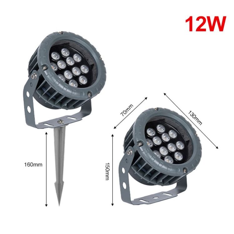Landscape Round LED Spotlight 12W Dia130mm