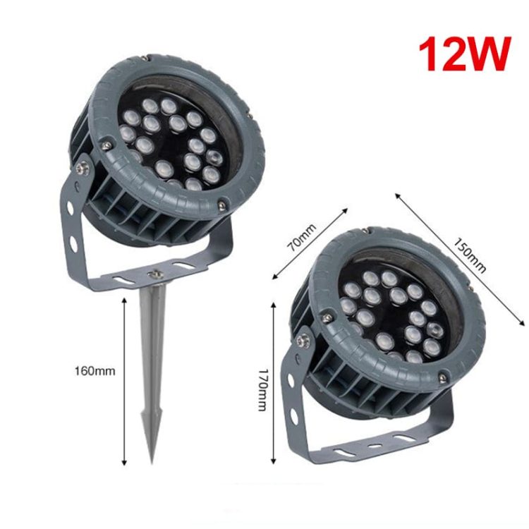 Landscape Round LED Spotlight 12W Dia150mm