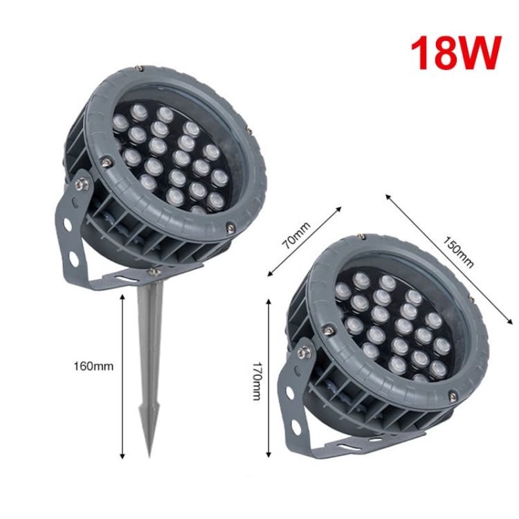 Landscape Round LED Spotlight 18W Dia150mm