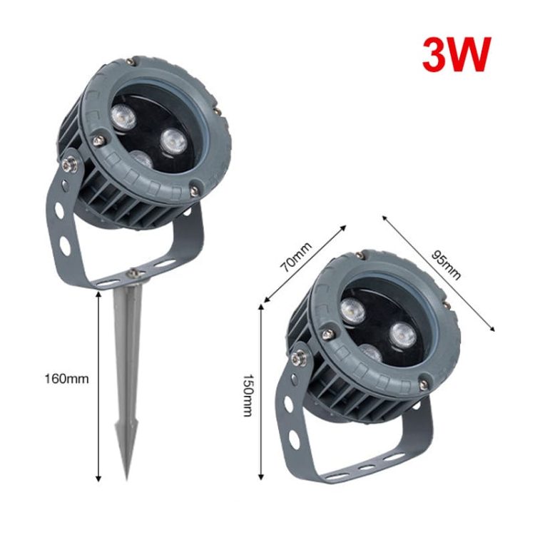 Landscape Round LED Spotlight 3W Dia95mm
