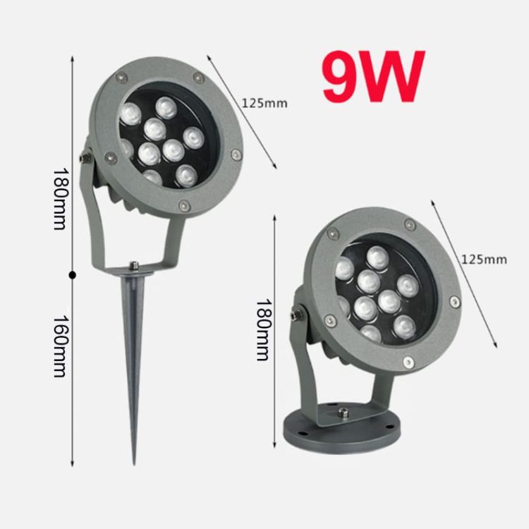 Landscape Lighting - Flex Linear Lighting - Direct Factory prices 9 Landscape LED Spot light 9Watt Dia125mm