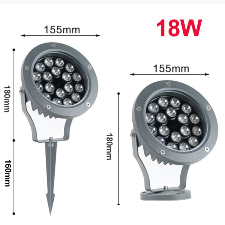 Landscape LED Spot light 18Watt Dia155mm