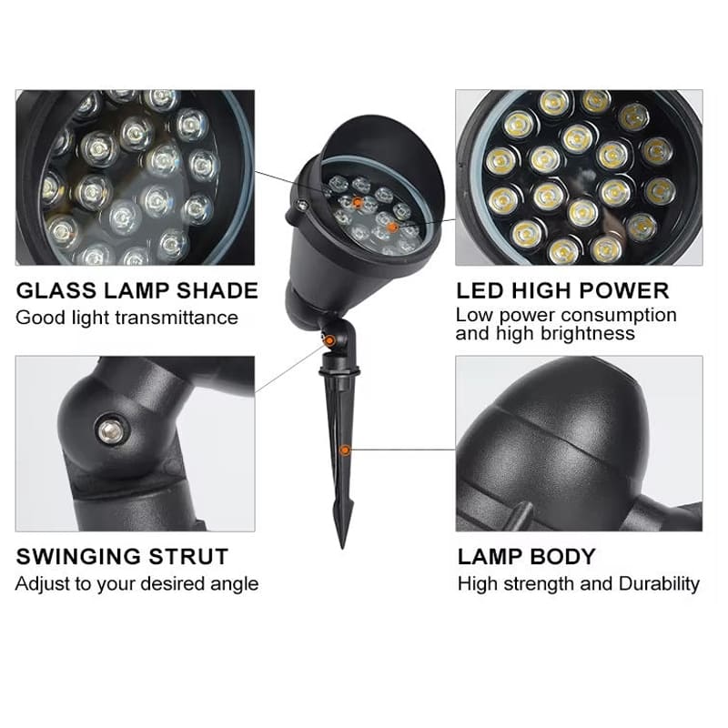 Landscape Round LED Spotlight 9W Dia145mm 5 Landscape Round LED Spotlight 9W Dia145mm - Image 5