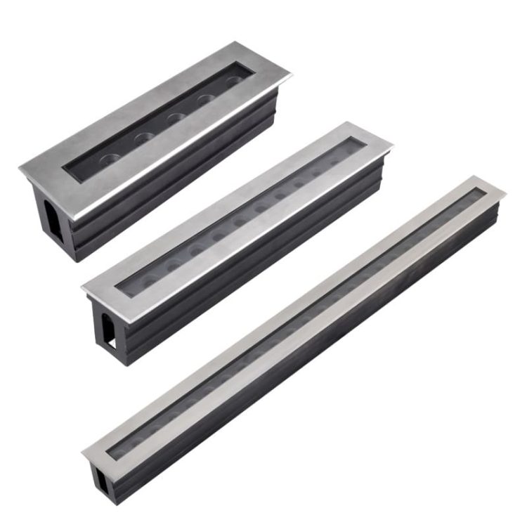 Landscape Lighting - Flex Linear Lighting - Direct Factory prices 5 Screwless Linear Led inground Light