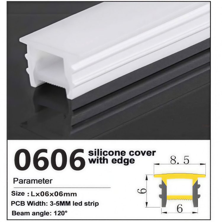 LED strip Silicone Cover 06*06mm