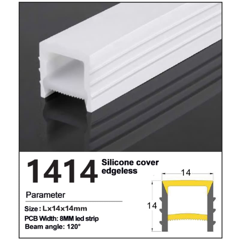 New Recessed silicone cover edgeless 14*14mm 1 Recessed silicone cover edgeles 14*14mm