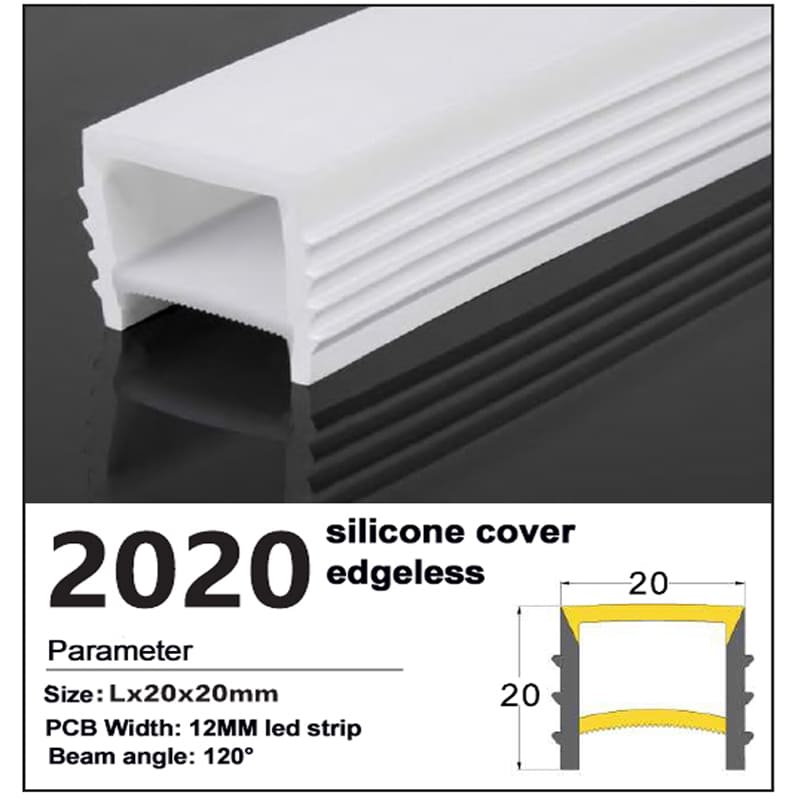 New Recessed silicone cover edgeless 20*20mm 1 Recessed silicone cover edgeless 20*20mm