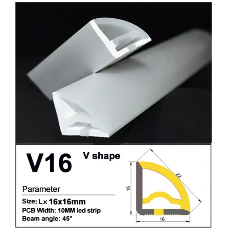 Landscape Lighting - Flex Linear Lighting - Direct Factory prices 21 Corner LED Silicone tube V 16mm