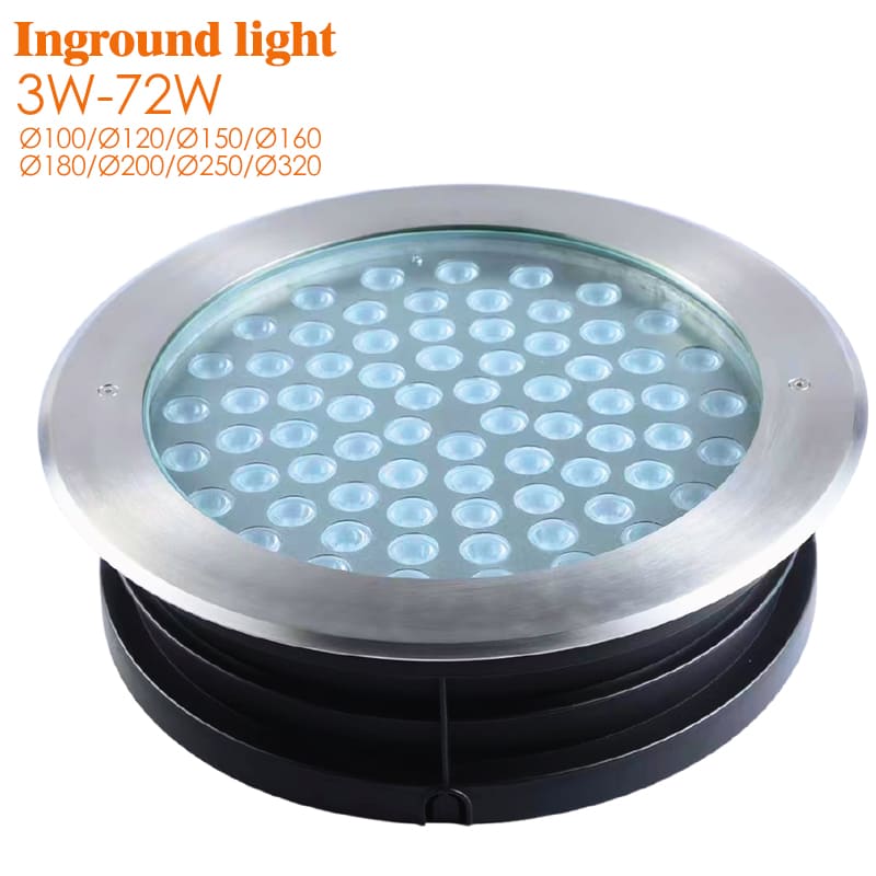 Classic LED inground light Die-cast IP67 3W to 72W 304SS 1 Classic LED inground light Die-cast IP67 3W to 72W