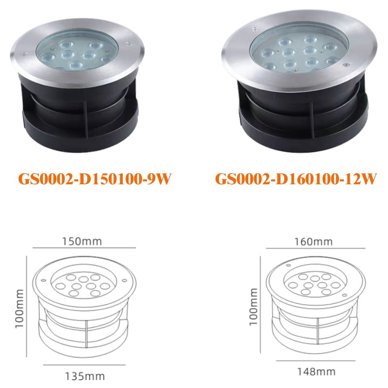 Classic LED inground light Die-cast IP67 3W to 72W 304SS 4 Classic LED inground light Die-cast IP67 3W to 72W 304SS - Image 4