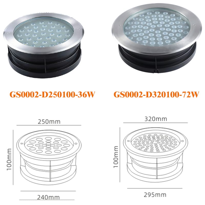 Classic LED inground light Die-cast IP67 3W to 72W 304SS 6 Classic LED inground light Die-cast IP67 3W to 72W 304SS - Image 6