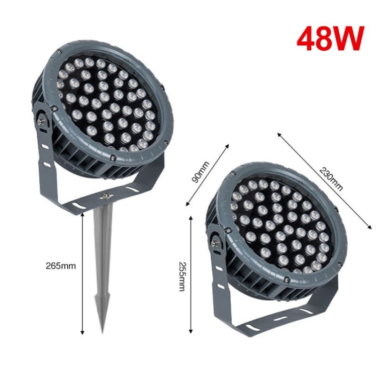 Landscape Round LED Spotlight 48W Dia230mm