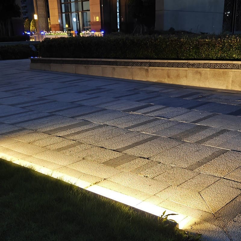 Linear LED Ground Light Surface mount landscape pathways, step edges, plazas 9 Linear LED Ground Light Surface mount landscape pathways, step edges, plazas - Image 9
